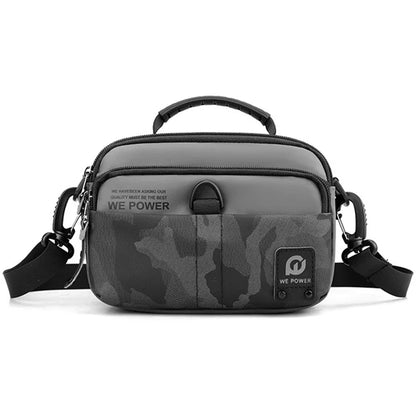 WEPOWER 1791 Men Business Casual Nylon Single Shoulder Crossbody Bag, Size L 25x10x19cm