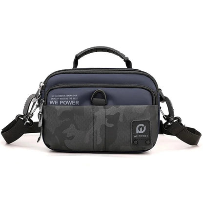 WEPOWER 1791 Men Business Casual Nylon Single Shoulder Crossbody Bag, Size L 25x10x19cm