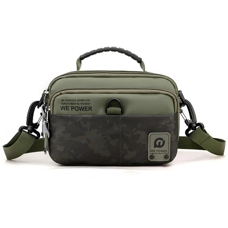 WEPOWER 1791 Men Business Casual Nylon Single Shoulder Crossbody Bag, Size L 25x10x19cm