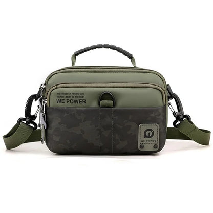 WEPOWER 1791 Men Business Casual Nylon Single Shoulder Crossbody Bag, Size L 25x10x19cm
