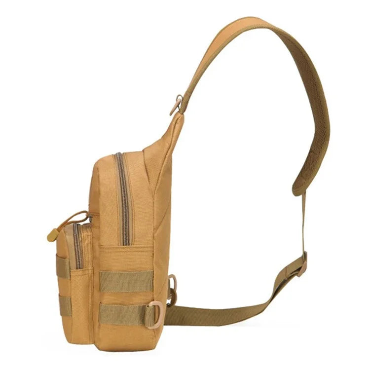 HALIN A14 Military Molle Chest Bag Oxford Cloth Crossbody Sling Bag Daypack