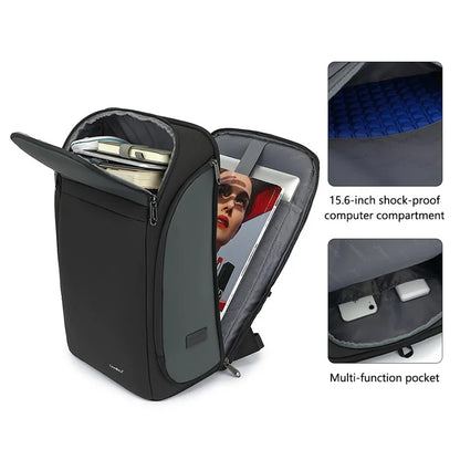 COOLBELL CB-8292 15.6 inch Laptop Backpack Men's Travel Shoulders Bag Daypack with Built-In Cable