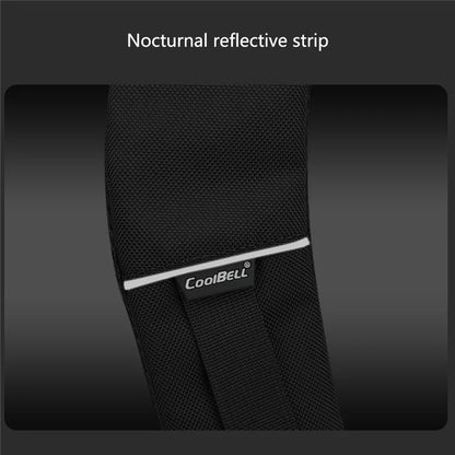 COOLBELL CB-8292 15.6 inch Laptop Backpack Men's Travel Shoulders Bag Daypack with Built-In Cable