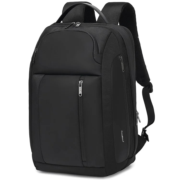 COOLBELL CB-8290 Men Travel Backpack Anti-Splash Large Capacity 15.6-inch Laptop Storage Daypack