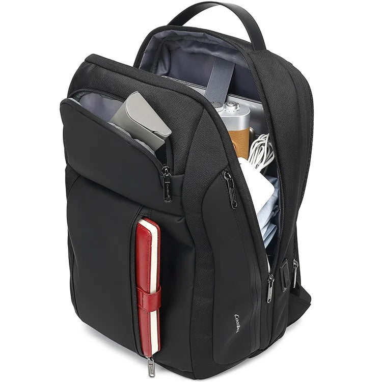 COOLBELL CB-8290 Men Travel Backpack Anti-Splash Large Capacity 15.6-inch Laptop Storage Daypack