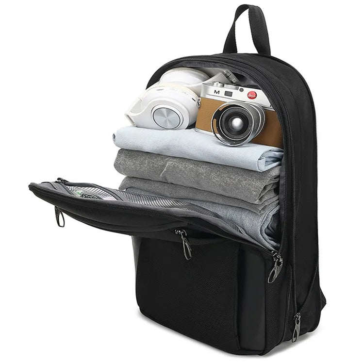 COOLBELL CB-8282 Expandable Capacity Commuting Travel Backpack Anti-Splash Laptop Storage Daypack