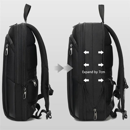 COOLBELL CB-8282 Expandable Capacity Commuting Travel Backpack Anti-Splash Laptop Storage Daypack