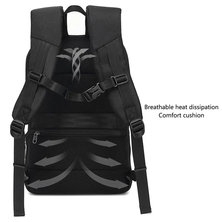 COOLBELL CB-8282 Expandable Capacity Commuting Travel Backpack Anti-Splash Laptop Storage Daypack
