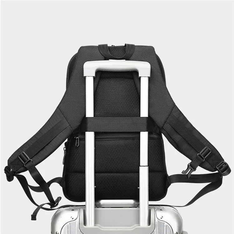 COOLBELL CB-8282 Expandable Capacity Commuting Travel Backpack Anti-Splash Laptop Storage Daypack