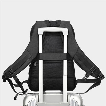 COOLBELL CB-8282 Expandable Capacity Commuting Travel Backpack Anti-Splash Laptop Storage Daypack