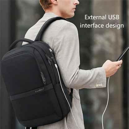 COOLBELL CB-8227 Large Laptop Backpack Students Bookbag Waterproof Travel Weekender Bag