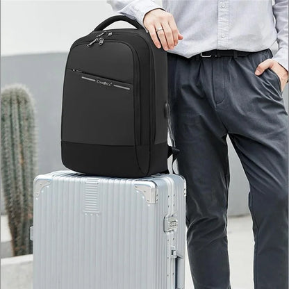 COOLBELL CB-8218 Waterproof Large Capacity 15.6-inch Laptop Backpack with USB Charging Port