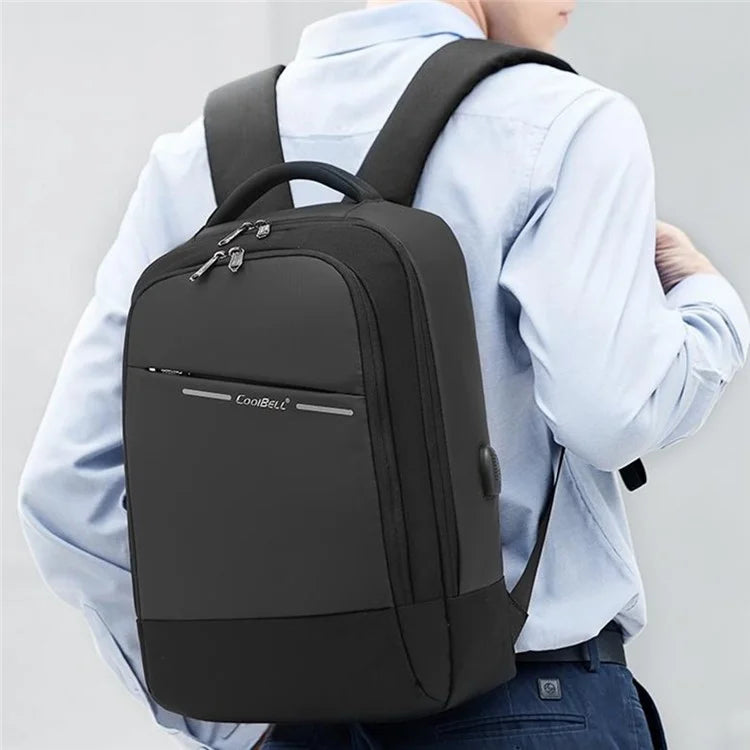 COOLBELL CB-8218 Waterproof Large Capacity 15.6-inch Laptop Backpack with USB Charging Port