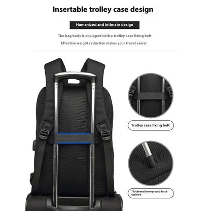 COOLBELL CB-8218 Waterproof Large Capacity 15.6-inch Laptop Backpack with USB Charging Port