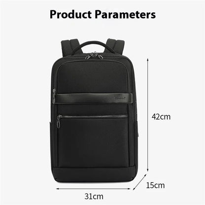 COOLBELL CB-8281 Business Men Shoulder Bag Travel Laptop Backpack with USB Charging Port