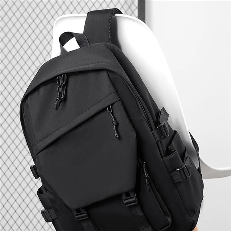 Large Laptop Backpack Polyester Student Book Bag Travel Backpack Casual Daypack