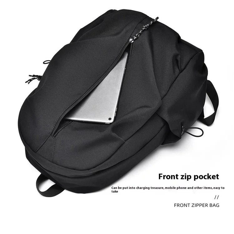Large Polyester Student Book Bag Travel Backpack Casual Daypack Dual Shoulders Bag