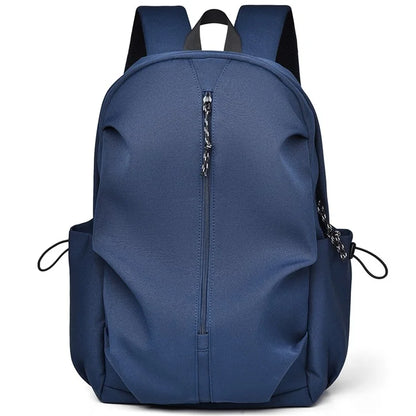 Large Polyester Student Book Bag Travel Backpack Casual Daypack Dual Shoulders Bag
