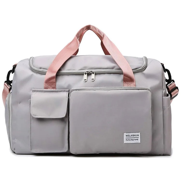 Oxford Cloth Sports Handbag Wet and Dry Separation Pocket Gym Bag Duffle Bag