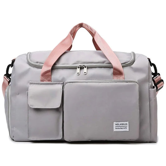 Oxford Cloth Sports Handbag Wet and Dry Separation Pocket Gym Bag Duffle Bag