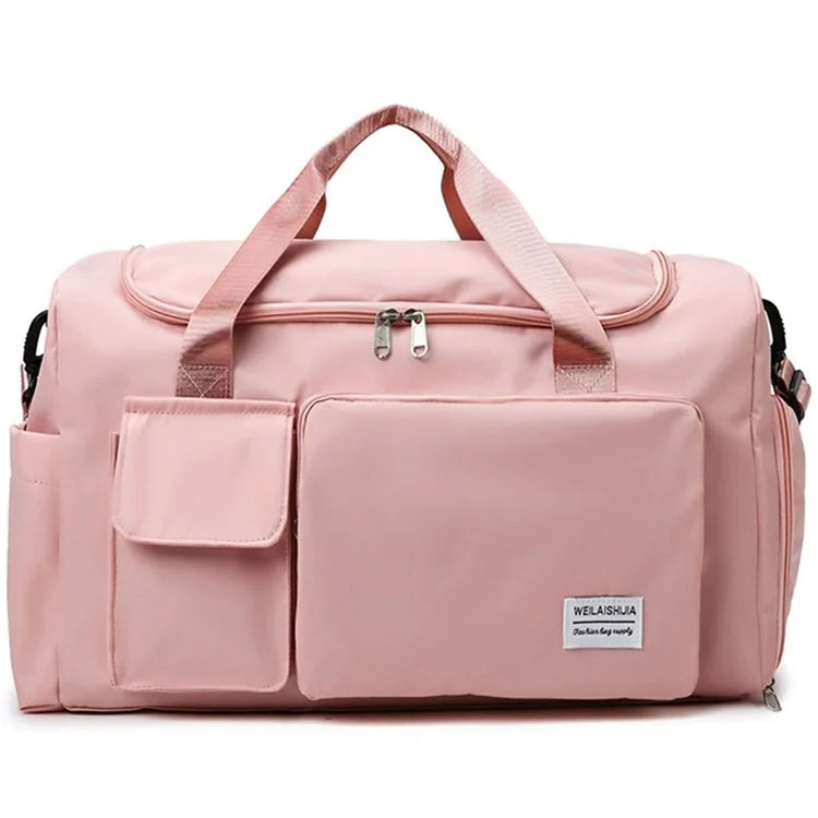 Oxford Cloth Sports Handbag Wet and Dry Separation Pocket Gym Bag Duffle Bag