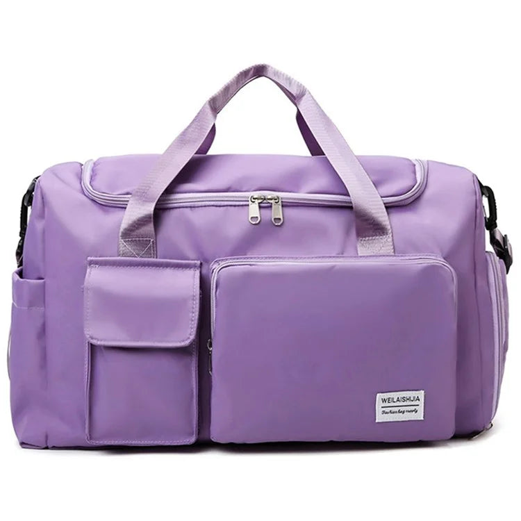 Oxford Cloth Sports Handbag Wet and Dry Separation Pocket Gym Bag Duffle Bag