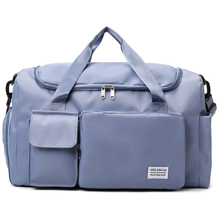 Oxford Cloth Sports Handbag Wet and Dry Separation Pocket Gym Bag Duffle Bag