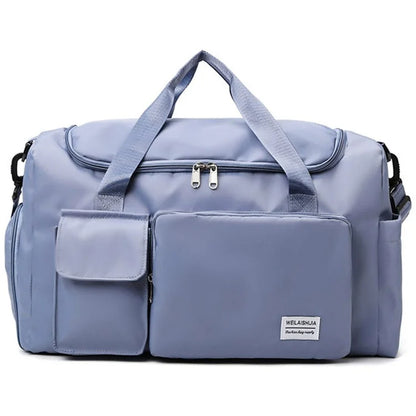Oxford Cloth Sports Handbag Wet and Dry Separation Pocket Gym Bag Duffle Bag