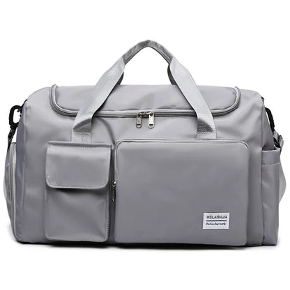 Oxford Cloth Sports Handbag Wet and Dry Separation Pocket Gym Bag Duffle Bag