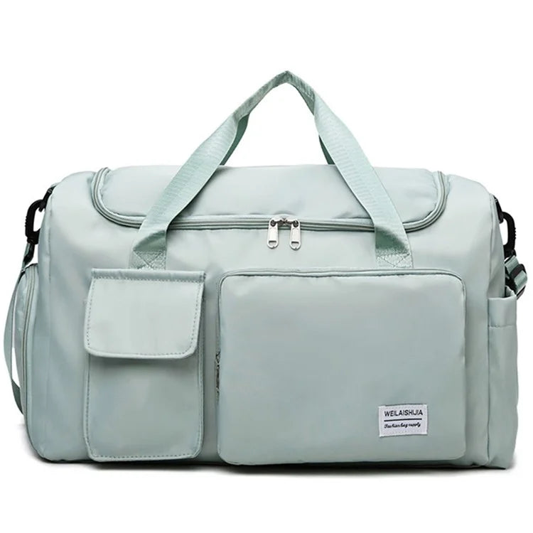 Oxford Cloth Sports Handbag Wet and Dry Separation Pocket Gym Bag Duffle Bag
