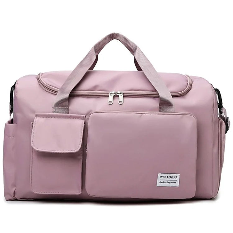 Oxford Cloth Sports Handbag Wet and Dry Separation Pocket Gym Bag Duffle Bag