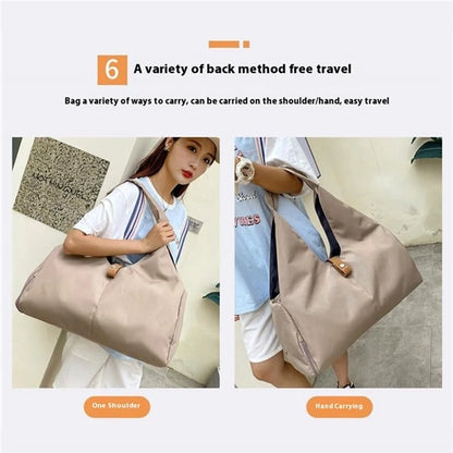 BED-647 Wet and Dry Separation Fitness Yoga Bag Oxford Cloth Travel Tote Bag