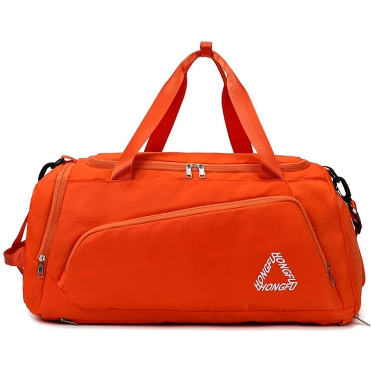 BED-958 Large Capacity Oxford Cloth Fitness Backpack Tote Crossbody Bag Travel Luggage Bag