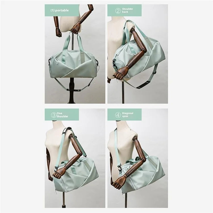 BED-318 Oxford Cloth Sports Handbag Wet and Dry Separation Pocket Gym Bag Duffle Bag, Size: L
