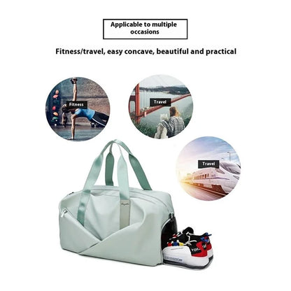 BED-318 Oxford Cloth Sports Handbag Wet and Dry Separation Pocket Gym Bag Duffle Bag, Size: L