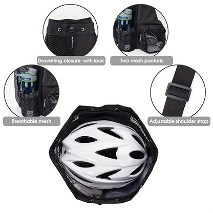 HALIN A4011 Outdoor Travel Swimming Climbing Dual Shoulder Bag Drawstring Mesh Design Backpack