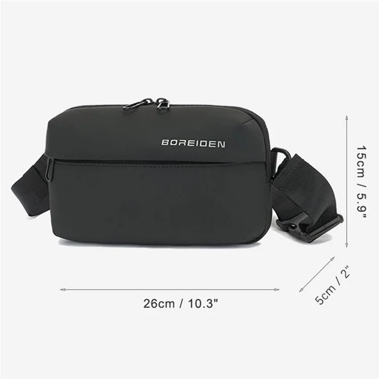 BOREIDEN BD1429 Oxford Cloth Chest Bag Men's Daypack Crossbody Bag Waterproof Travel Bag