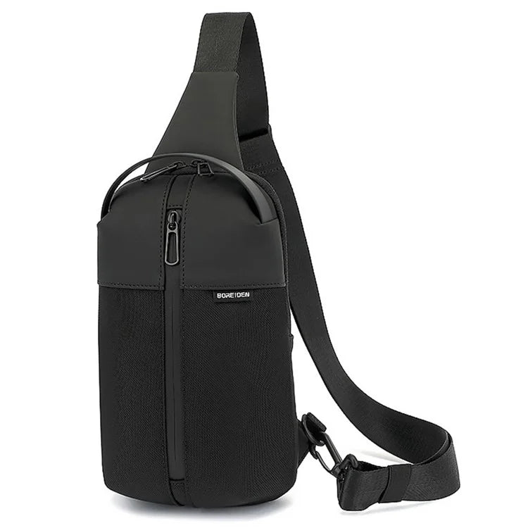 BOREIDEN BD1432 Men's Chest Bag Oxford Cloth Crossbody Bag Waterproof Daypack Travel Bag