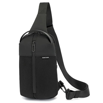 BOREIDEN BD1432 Men's Chest Bag Oxford Cloth Crossbody Bag Waterproof Daypack Travel Bag