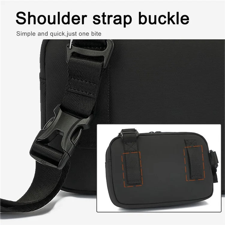 BOREIDEN BD1428 Men's Crossbody Bag Waist Pack Oxford Cloth Daypack Messenger Bag