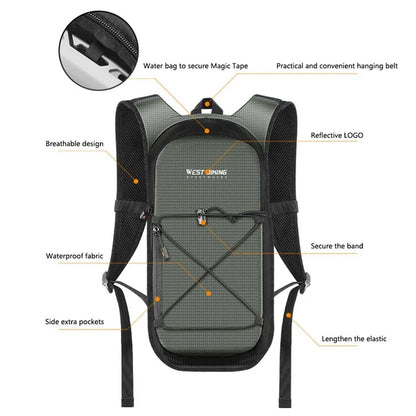 WEST BIKING YP0707378 Hiking Hydration Backpack Water Bag Carrier for Cycling, Mountaineering