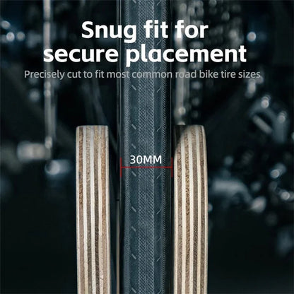 ROCKBROS 27210013001 Bike Rack Stand Indoor Bike Storage Wood Parking Stand for 700C Road Bike