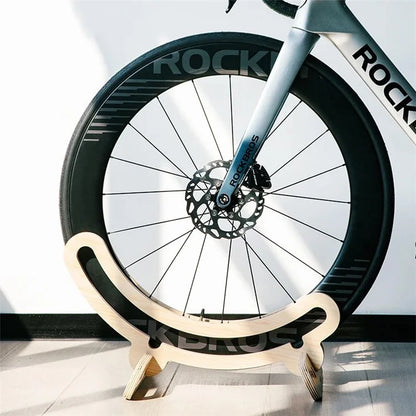 ROCKBROS 27210013001 Bike Rack Stand Indoor Bike Storage Wood Parking Stand for 700C Road Bike
