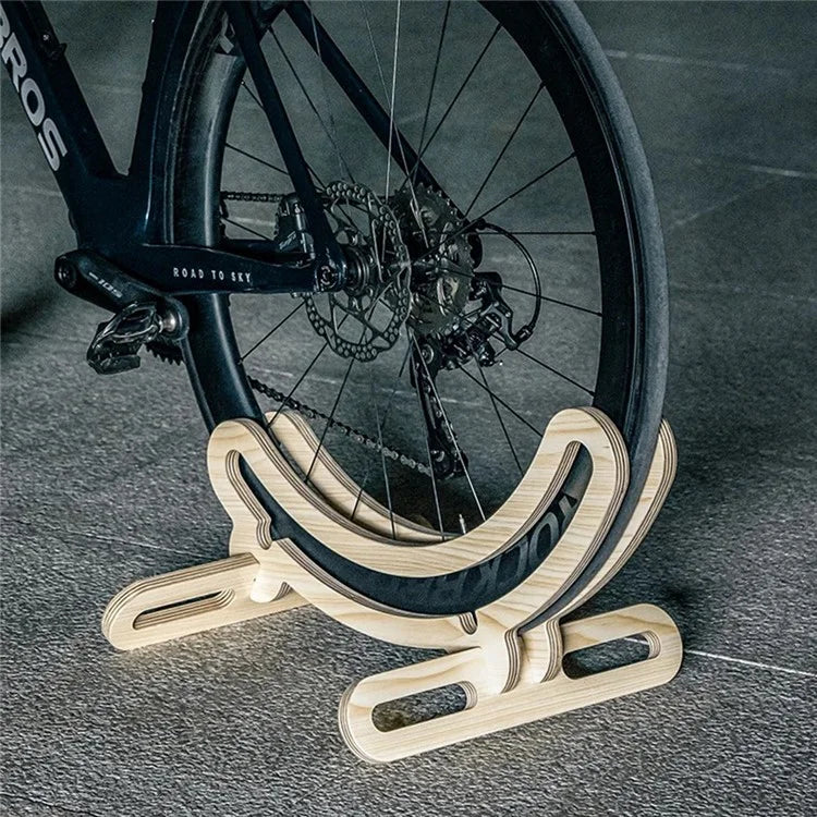 ROCKBROS 27210013001 Bike Rack Stand Indoor Bike Storage Wood Parking Stand for 700C Road Bike