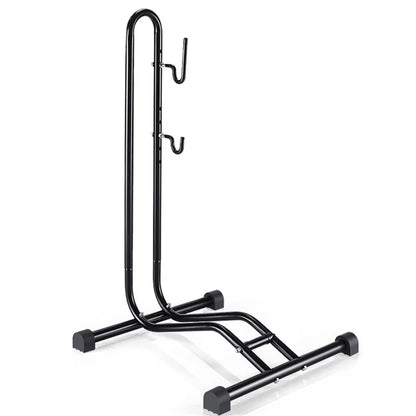 WEST BIKING YP0723017 2-In- 1 Bike Supported Hanger L-shaped Vertical Bicycles Parking Mount Holder Packing Rack