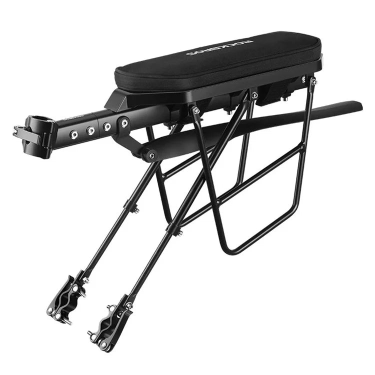 ROCKBROS Cycling Bicycle Luggage Carrier Aluminum Alloy Shelf MTB Bike Seatpost Bag with Mudguard