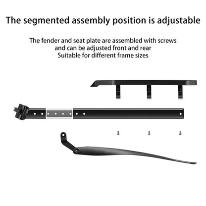 ROCKBROS Cycling Bicycle Luggage Carrier Aluminum Alloy Shelf MTB Bike Seatpost Bag with Mudguard