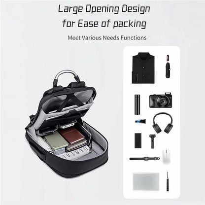 ARCTIC HUNTER B00227L Travel Backpack Expandable Shoulder Bag with USB Port