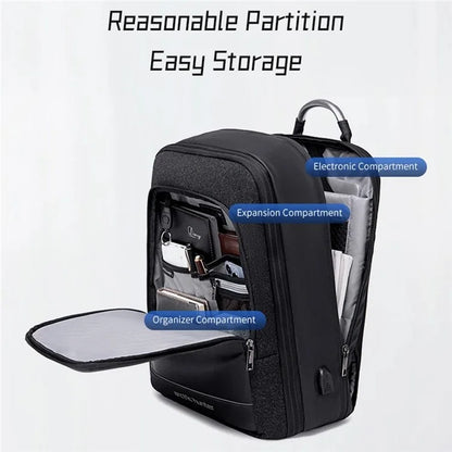 ARCTIC HUNTER B00227L Travel Backpack Expandable Shoulder Bag with USB Port