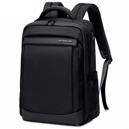 ARCTIC HUNTER B00478 17-Inch Laptop Backpack USB Port Men's Oxford Cloth Travel Bag